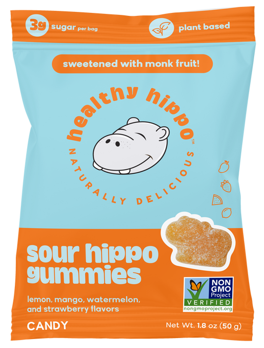 Sour Hippo Gummies - 12 pack
